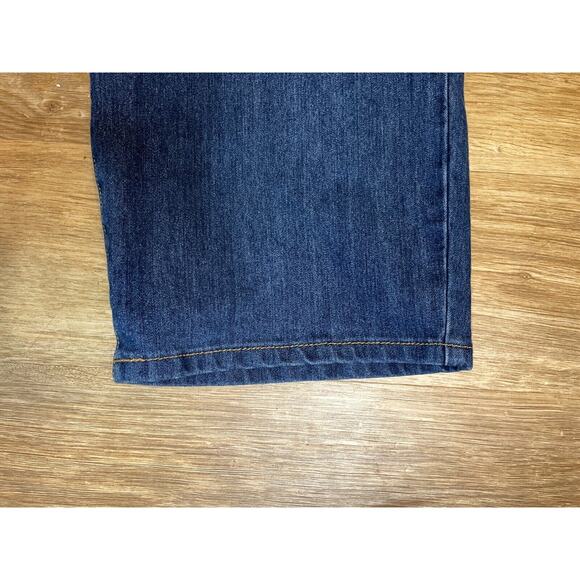 Catherines Womens Capri Length Stretch Jeans Size 24W Dark Wash - Picture 4 of 9